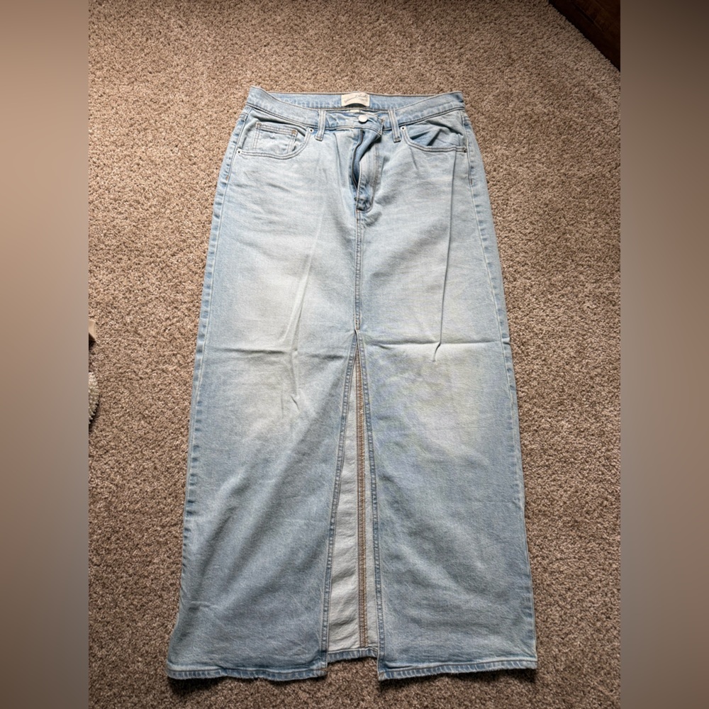 Light Blue Denim skirt